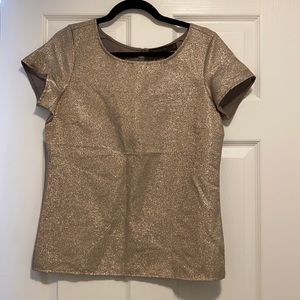 The Limited Short Sleeve glitter top
